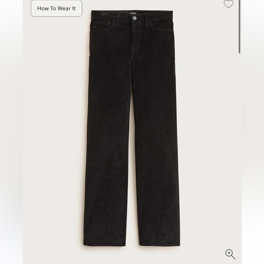 J.Crew Slim-wide pant in corduroy